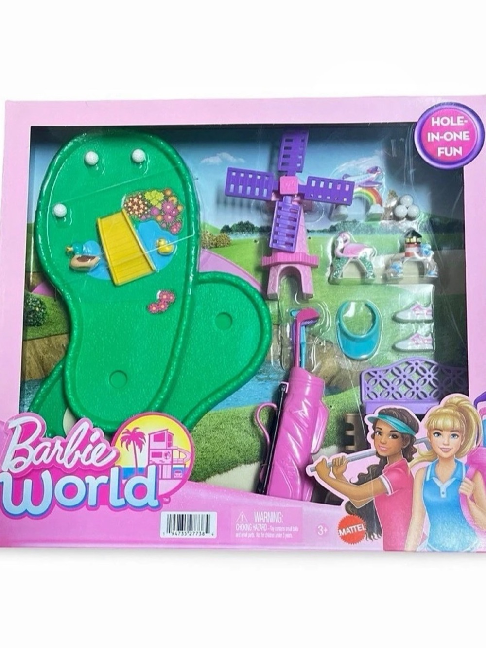 Barbie World hole in one fun NIB